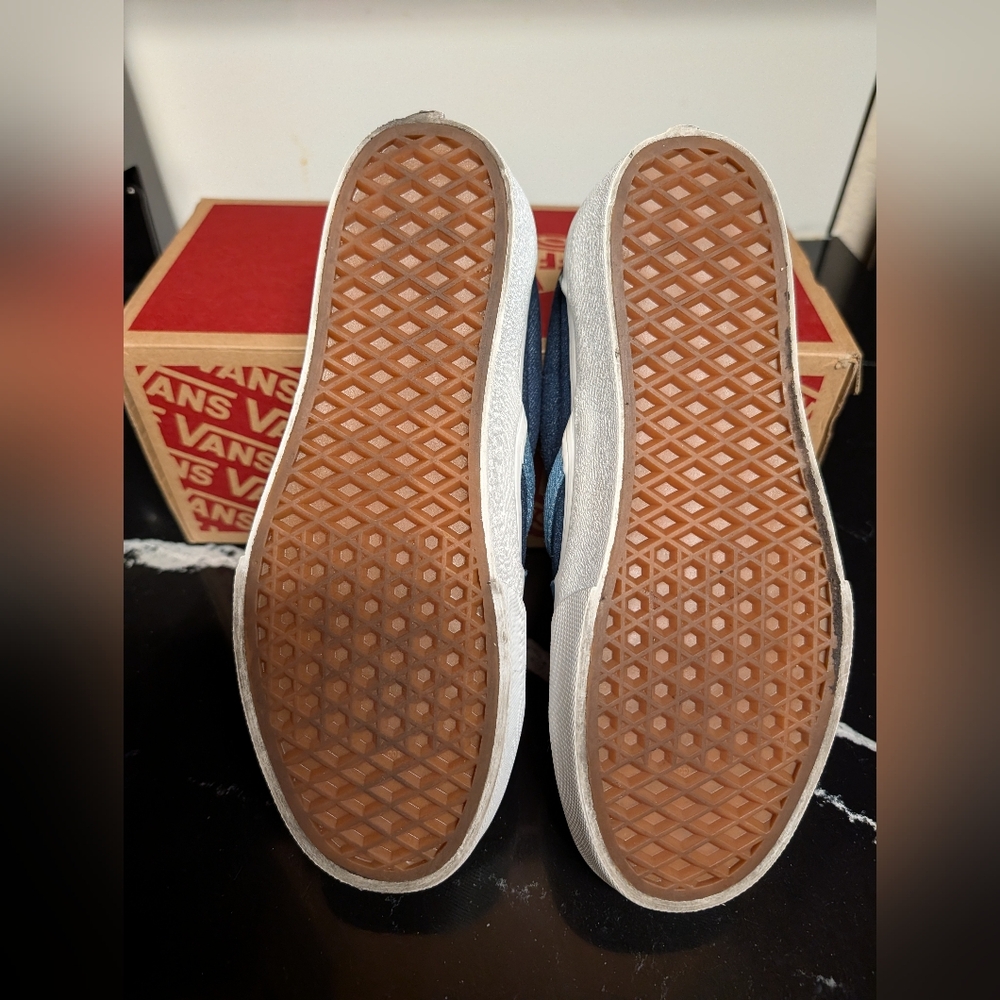 Vans Slip-On 'Patchwork' Denim Platform Sneakers … - image 7